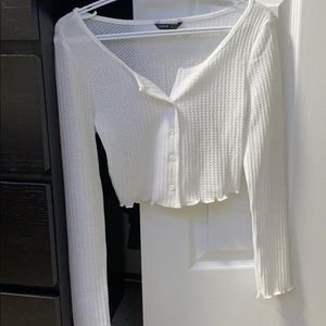 White shein Cardigan